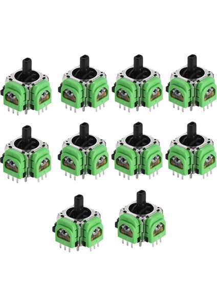 Ps5 Hall Elektromanyetik Joystick Gen 3 Ayarlanabilir Hall 3D Joystick Için 10 Adet Ps5 Oyun Konsolu Onarım Aksesuarları (Yurt Dışından)