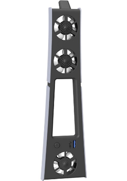 Ps5 Slim Konsolu Için Rgb Işık Soğutma Fanı 3 Fanlı USB 3.0 Portlu Sessiz Soğutma Sistemi Sony Ps5 Slim Için (Yurt Dışından)