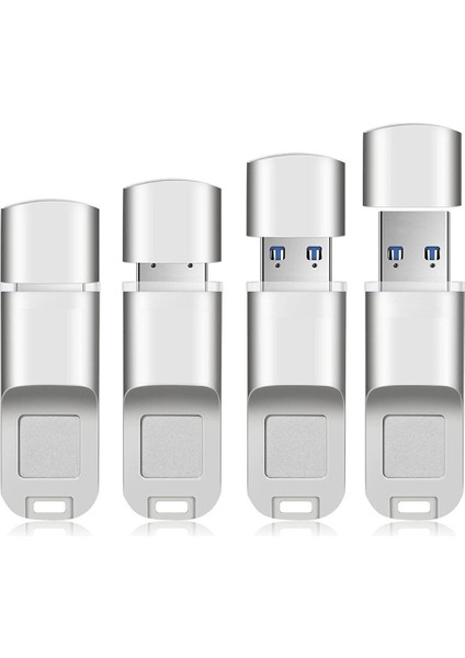 Parmak Izi Usb3.0 Flash Sürücü 64G Doğru Tanımlama Gizlilik Yönetimi Anahtarı USB Parmak Izi Flash Sürücü (Yurt Dışından) fırsatları