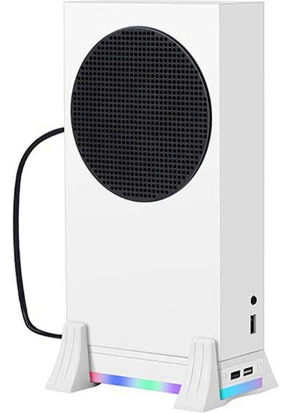 Xbox Series S Konsolu Için Çift Soğutma Fanlı Dikey Stand 3 Vites Ayar Tutucu Renkli Işıklı (Yurt Dışından) indirimleri