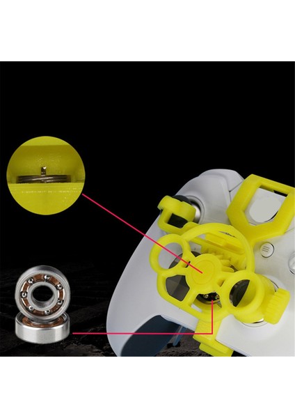 Xbox One /ones/onex Elite Controller Için Mini Direksiyon Simidi Yarış Oyunu Direksiyon Simidi Denetleyici Aksesuarları Sarı (Yurt Dışından) modelleri
