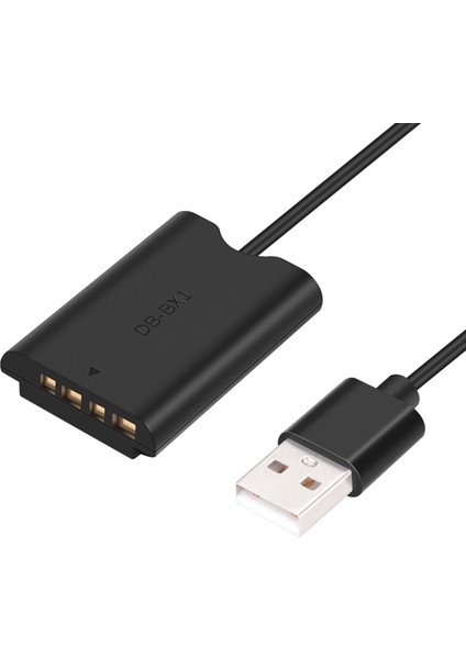 Np-Bx1 Kukla Pil Usb-A Güç Adaptörü Dc Çoğaltıcı Için Sony Zv-1 RX100 M7 M6 M5 RX1R HX50 HX90 HX300 HX400 Kamera (Yurt Dışından)