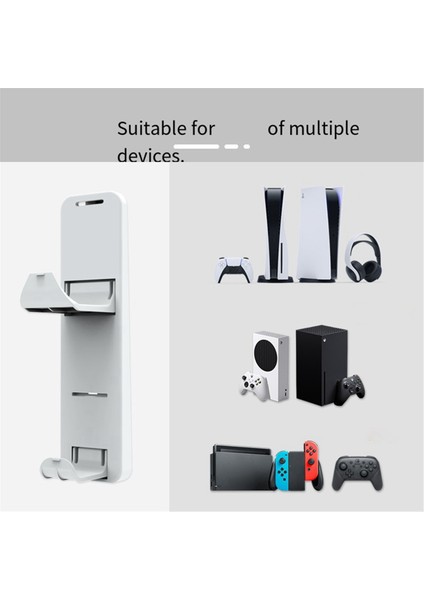 Ps5 Slim Duvar Askısı Oyun Konsolu Sap Askısı Xboxsx Saplı Kulaklık Depolama Rafı Ps Vr Askısı, Beyaz Için Uygundur (Yurt Dışından) fırsatları