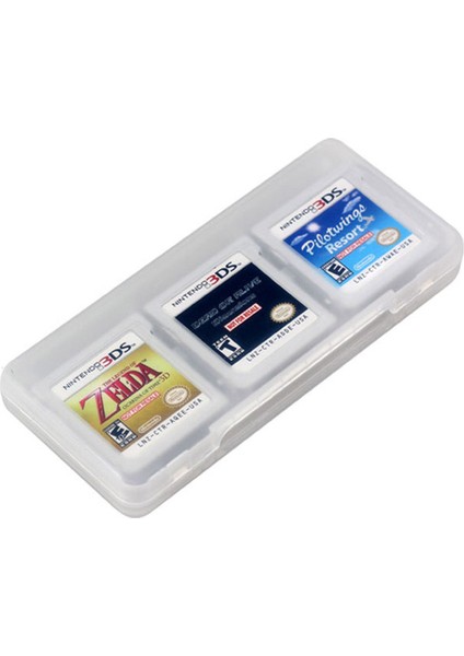Nintendo 3ds Xl Ll Nds Dsi Için 6'sı 1 Arada Oyun Kartı Saklama Kutusu Kartuş Kutusunu Temizleyin (Yurt Dışından)