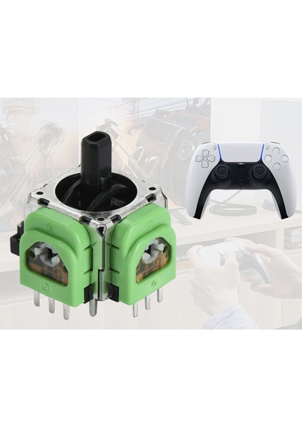 Ps5 Hall Elektromanyetik Joystick Gen 3 Ayarlanabilir Hall 3D Joystick Için 10 Adet Ps5 Oyun Konsolu Onarım Aksesuarları (Yurt Dışından)