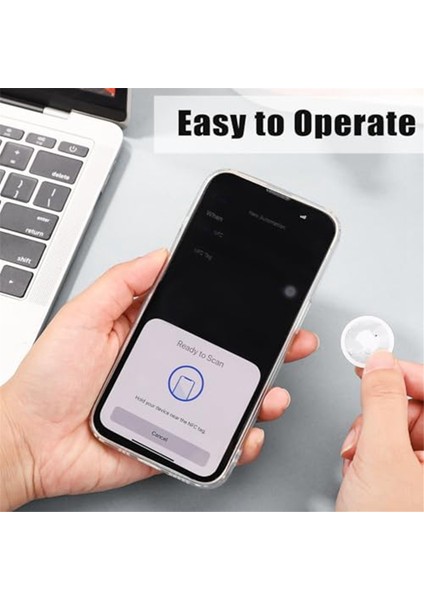 60 Adet Nfc Etiketleri Nfc Etiket Çipi Yeniden Yazılabilir Nfc Etiketi Uyumlu Nfc Etkin Mobil Cihazlar (Yurt Dışından)
