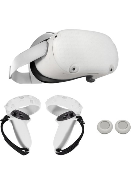 Oculus Quest 2 Vr Için Yeni Koruma Kapağı Dokunmatik Denetleyici Kolu Kavrama Kılıfı Silikon Tam Koruyucu D (Yurt Dışından)