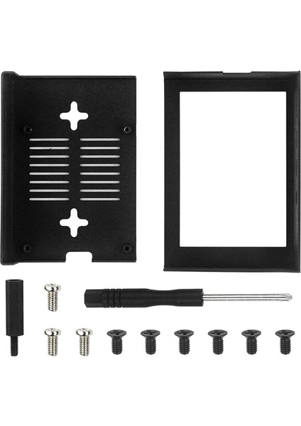 Raspberry Pi Için 3.5 Inç Vitrin Alüminyum Alaşımlı Soğutma Fanı Kılıfı Rasberry Pi4 3 Model B 3b + 4b (Yurt Dışından)