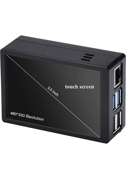 Raspberry Pi Için 3.5 Inç Vitrin Alüminyum Alaşımlı Soğutma Fanı Kılıfı Rasberry Pi4 3 Model B 3b + 4b (Yurt Dışından) fiyatları