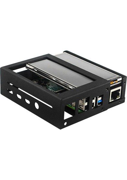 Raspberry Pi Için 3.5 Inç Vitrin Alüminyum Alaşımlı Soğutma Fanı Kılıfı Rasberry Pi4 3 Model B 3b + 4b (Yurt Dışından) modelleri