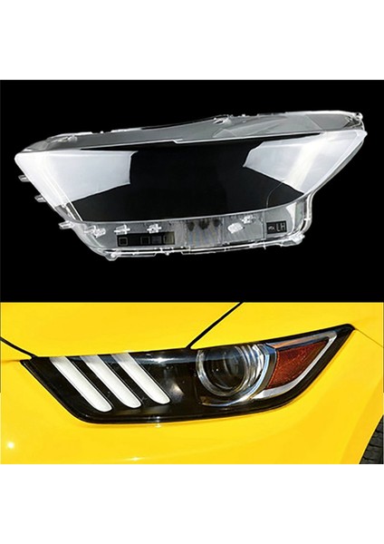 Sol Far Lambası Mercek Muhafazası Ford Mustang 2014-2017 Ön Abajur Far Lambası Kapağı Için Far Lambası Kabuğu (Yurt Dışından)