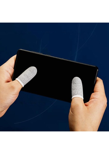 Pubg Mobil Oyunlar Için 18-Pin Karbon Fiber Parmak Kollu Iletişim Ekranı Parmak Kollu Beyaz (12 Adet) (Yurt Dışından) indirimleri