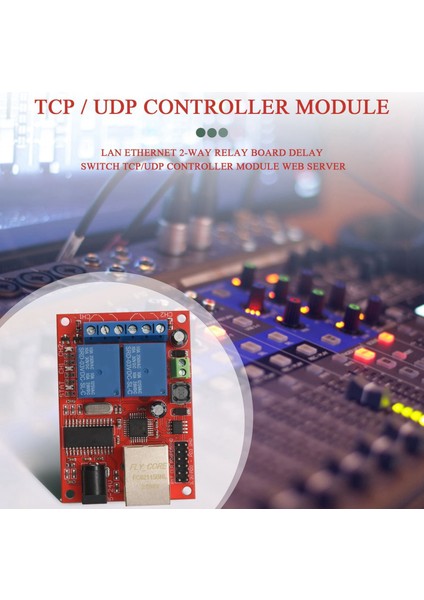 Lan Ethernet 2 Yollu Röle Kartı Gecikme Anahtarı Tcp/udp Denetleyici Modülü Web Sunucusu (Yurt Dışından) fırsatları