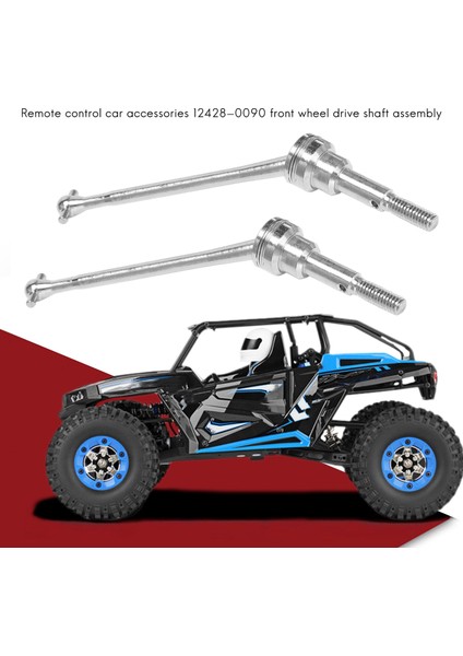 2 Adet Metal Ön Tahrik Mili Cvd 0090 Wltoys 12428 12423 1/12 Rc Araba Paletli Kısa Kulvar Kamyon Yükseltme Parçaları (Yurt Dışından)