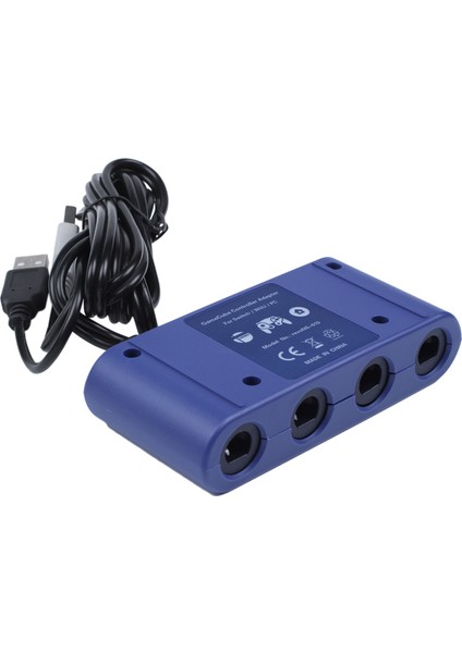 Gamecube Denetleyici Adaptörü Için Nintendo Anahtarı Wii U Pc 4 Bağlantı Noktası Turbo ve Ev Düğmesi Modu ile Sürücü Yok (Yurt Dışından)