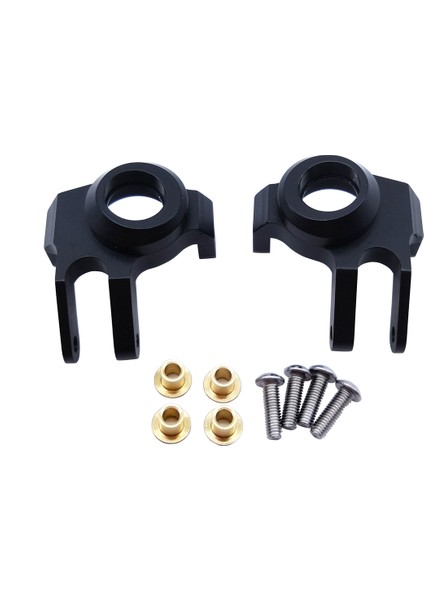 Cnc Tam Metal Ön Direksiyon Mafsalları, C Hub Taşıyıcı, Arka Aks Kilitleme Seti (Siyah) Axıal SCX10 Iı 90046 90047 AR44 Aks Için, Siyah (Yurt Dışından) modelleri