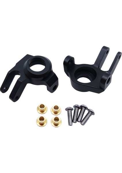 Cnc Tam Metal Ön Direksiyon Mafsalları, C Hub Taşıyıcı, Arka Aks Kilitleme Seti (Siyah) Axıal SCX10 Iı 90046 90047 AR44 Aks Için, Siyah (Yurt Dışından) fırsatları