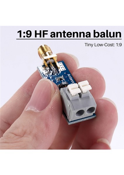 1:9 Hf Anten Balun One Nine: Minik Düşük Maliyetli 1:9 Balun Frekans Bandı, Uzun Telli Hf Anten Rtl-Sdr 160M-6M Yeni (Yurt Dışından) indirimleri