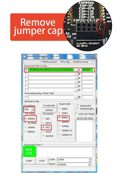 ESP8266 Test Rafı Modülü Programcı Desteği Esp-01 01S 12 ESP32-C3-12F Çok Fonksiyonlu Taşınabilir Modül (Yurt Dışından)