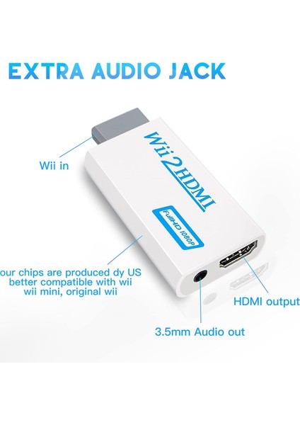 Ac Güç Adaptörü + Wii2 - HDMI Uyumlu Adaptör + Kablolu Hareket Sensörü Çubuğu + Wii Abd Fişi Için Kompozit Ses Video Kablo Seti (Yurt Dışından)