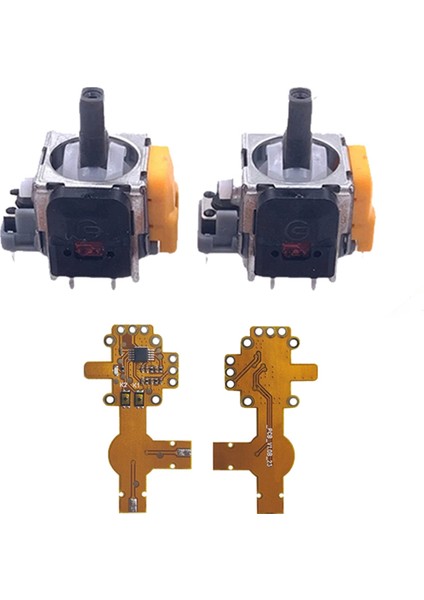 2 Adet Hall Joystick + Ps4 Oyun Konsolu Için Kalibrasyon Kartı Hall Etkisi ve Hall Joystick Orta/dış Halka Kalibrasyonu (Yurt Dışından)