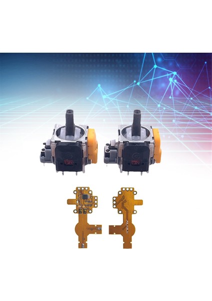 2 Adet Hall Joystick + Ps4 Oyun Konsolu Için Kalibrasyon Kartı Hall Etkisi ve Hall Joystick Orta/dış Halka Kalibrasyonu (Yurt Dışından) modelleri