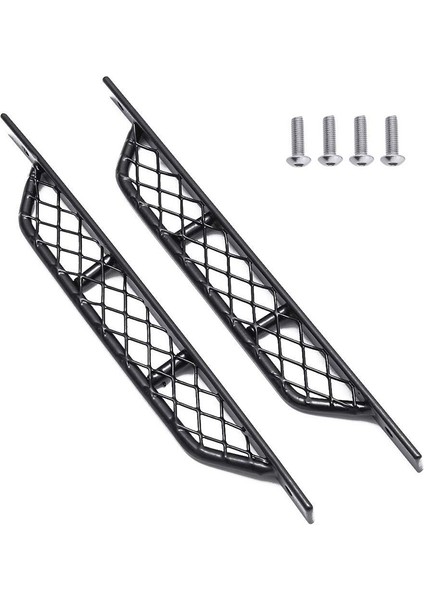 1/10 Rc Kaya Tırmanma Kamyonu Araç Gövde Kabuğu Aksesuarları Için Metal Dış Taraf Pedalı (Yurt Dışından) modelleri