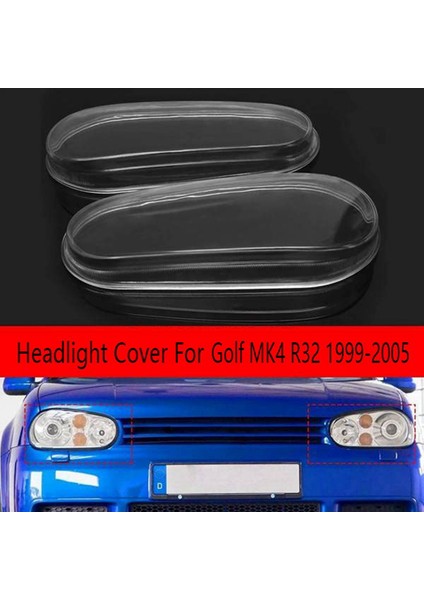 Sağ Far Abajur Şeffaf Kabuk Vw Golf Mk4 R32 1999-2005 Kafa Işık Lambası Konut Lens Koruma Onarım (Yurt Dışından) modelleri
