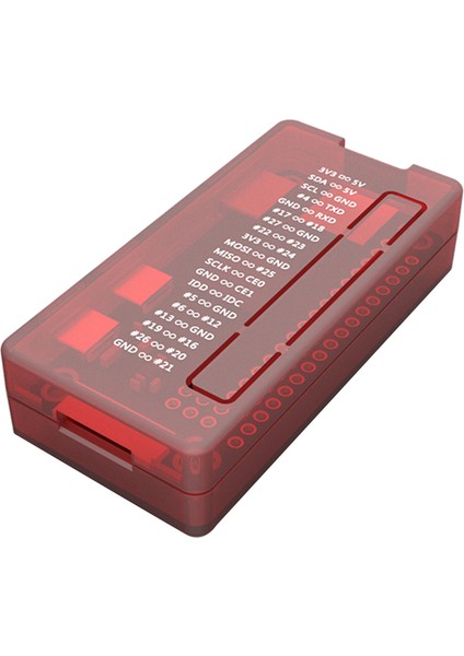 Raspberry Pi Zero Pi0 Için Koruyucu Kılıf Raspberry Pı ZEROV1.3/2W/WH Kılıf Kırmızı (Yurt Dışından) indirimleri
