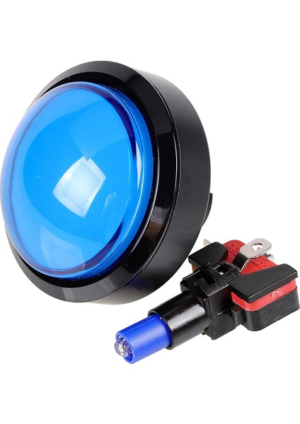 5x Arcade Düğmeleri 60MM Kubbe 2.36 Inç LED Basmalı Düğme Mikro Anahtarlı Arcade Makinesi Video Oyun Konsolu Için (Yurt Dışından) fırsatları