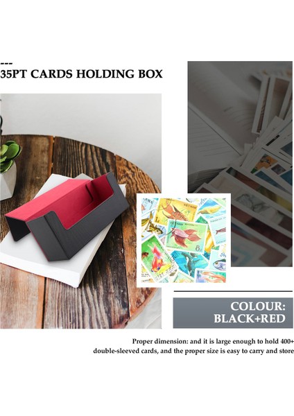 Kart Üstten Yükleyici Saklama, 300'DEN Fazla Kart Için Takas Kartları Tutma Kutusu Sihirli Kartlar Için Üstten Yükleyici Beyzbol Kartları Ticaret Kartları (Yurt Dışından) fırsatları