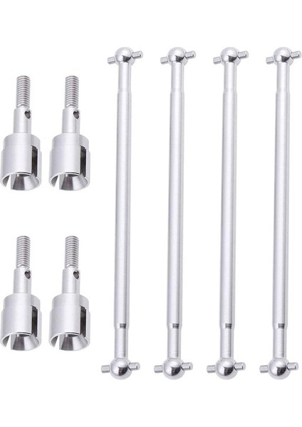 08029 Dogbones 89.5mm ve Saplama Tekerlek Aksı 02033 Tahrik Mili 1/10 Redcat Hsp Exceed Rc Araba Kamyon Yedek Gümüş (Yurt Dışından)