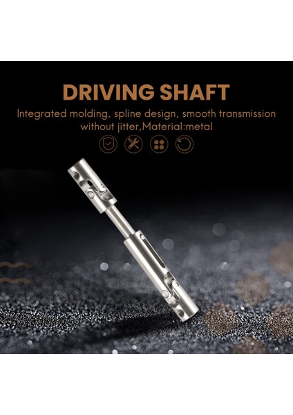 Paletli Araba Metal Tahrik Mili Yükseltme Parçası Alt Rc Kamyon Wpl 1/16 1/24 Oyuncak Araba Aksesuarı (Yurt Dışından) modelleri