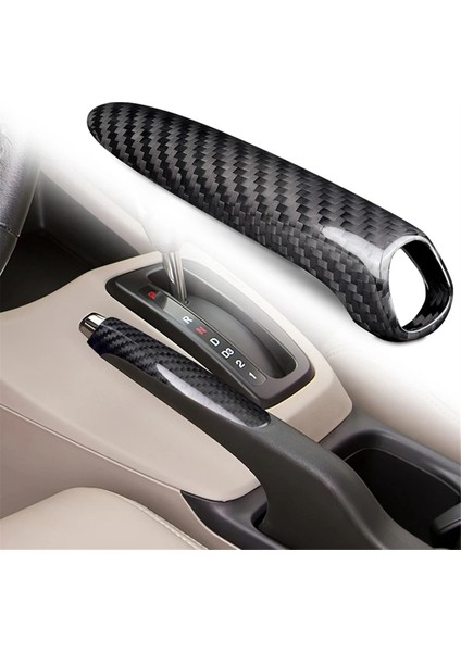 Araba Karbon Fiber El Freni Kılıfı El Freni Kavrama Kılıfı Kabuk Döşeme Honda Civic 2012-2016 El Freni Çıkartmaları (Yurt Dışından)