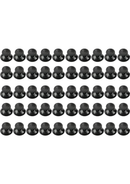 50 Adet Yedek Analog Thumbstick Thumb Stick Xbox One Kontrolcüsü Siyah Thumbstick Tutacakları Kapak Seti (Yurt Dışından)