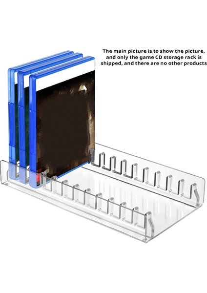 Ps5/ps4 Oyun Diski Depolama Rafı Ekran Rafı Akrilik Oyun Diski Tutucu Şeffaf Için Uygundur (Yurt Dışından) fiyatları