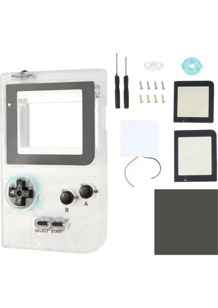 Gameboy Pocket Oyun Konsolu Için Dıy Kabuk Değişimi Gbp Kabuk Kılıf Düğmeli Kit Sınıfı Lens Şeffaf Beyaz (Yurt Dışından) modelleri