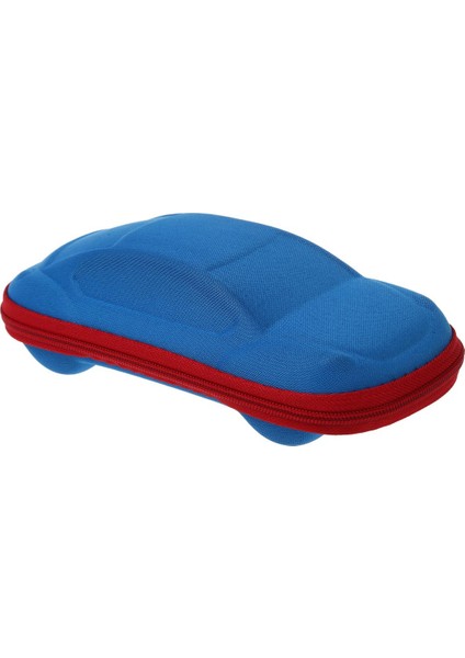 Araba Şekli Çocuk Gözlükleri Gözlükler Zip Kılıfı Mavi (Yurt Dışından)