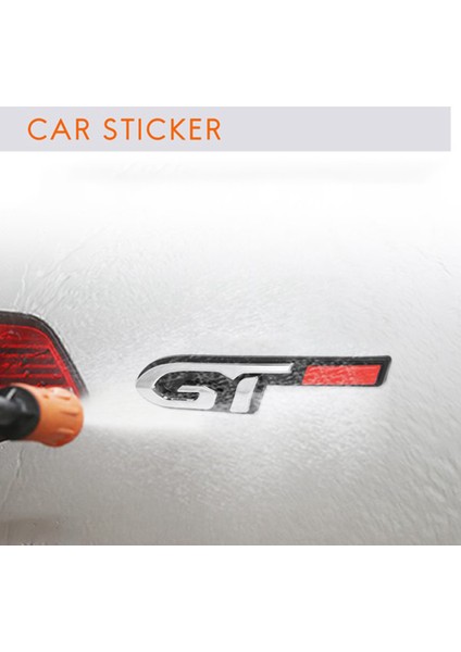 2 Adet Serin 3D Araba Stil Etiket Gt Tasarım Peugeot Için Moda Araba Kapı Etiket (Yurt Dışından) fiyatları