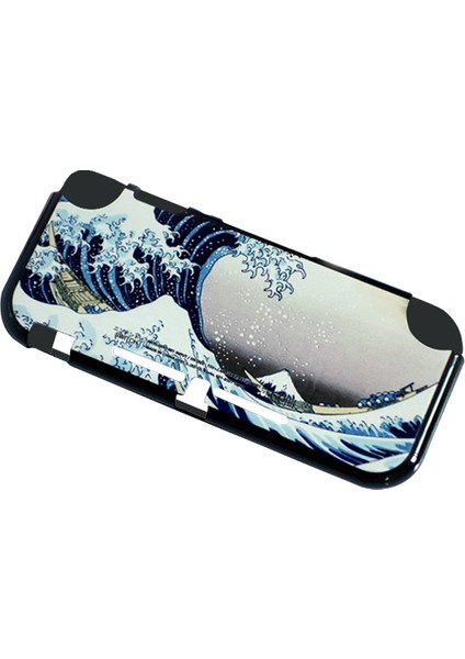 Nintendo Switch Lite Için Koruyucu Kabuk, Tam Kapak Üst ve Alt Kapak Boyalı Kabuk SX-117 Ukiyo-E Deniz Dalgaları (Yurt Dışından)