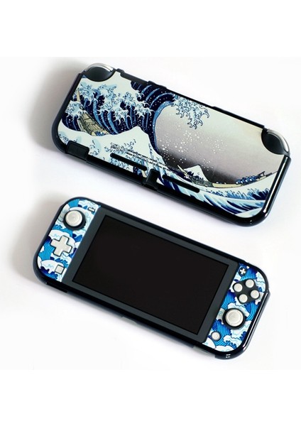 Nintendo Switch Lite Için Koruyucu Kabuk, Tam Kapak Üst ve Alt Kapak Boyalı Kabuk SX-117 Ukiyo-E Deniz Dalgaları (Yurt Dışından) fiyatları