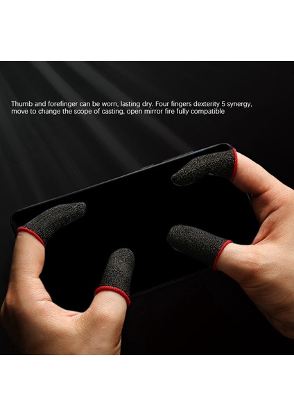 20 Adet Parmak Ter Geçirmez Oyun Kollu Su Geçirmez Oyun Kollu Başparmak Parmak Kol Oyun Denetleyicisi Parmak Kapağı (Yurt Dışından) fırsatları