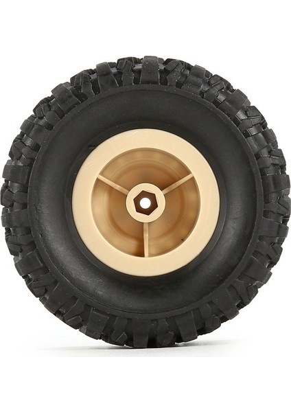 4 Adet Kauçuk Jant Lastik Lastik Rc 1/16 Tırmanma Paletli Araba Wpl B-1/b-24/c-14/c-24/b-16 Kamyon Modeli Yedek Parça Aksesuarları, Sarı (Yurt Dışından)