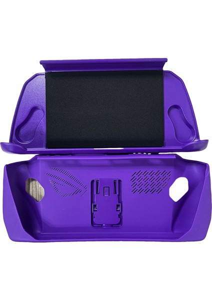 Rog Ally Host Için Standlı Tam Kapak Tpu Koruyucu Kılıf Çıkarılabilir Yüz Kapağı Düşme Koruma Kılıfı, Mor (Yurt Dışından)