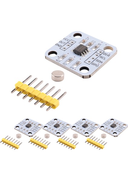 5 Adet AS5600 Manyetik Kodlayıcı Manyetik Indüksiyon Açısı Ölçüm Sensörü Modülü 12BIT Yüksek Hassasiyetli (Yurt Dışından) fiyatları