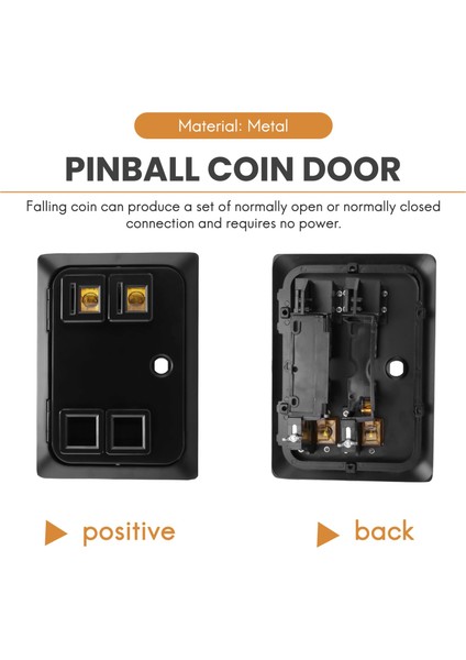 Atari Oyun Makinesi Iki Girişli Para Kapısı 2-Slot Langırt Oyun Makinesi Için Para Kapısı (Yurt Dışından) fırsatları