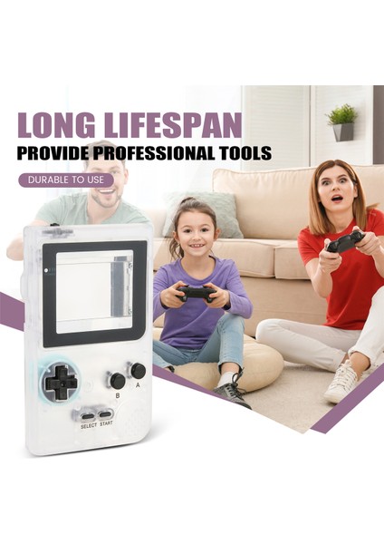 Gameboy Pocket Oyun Konsolu Için Dıy Kabuk Değişimi Gbp Kabuk Kılıf Düğmeli Kit Sınıfı Lens Şeffaf Beyaz (Yurt Dışından) indirimleri
