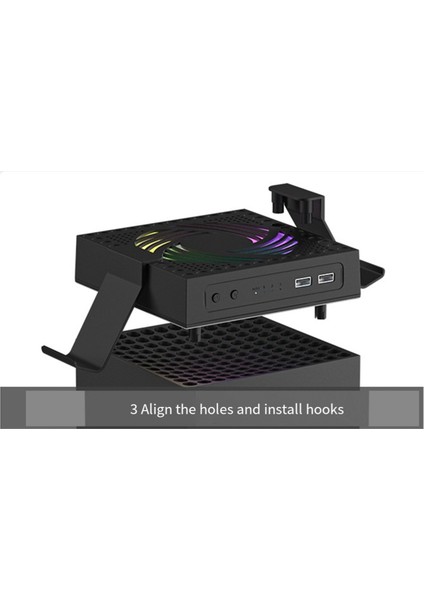 Xbox Series x Için Rgb Soğuk Işıklı Soğutma Fanı Xsx Konsolu Toz Geçirmez Çok Işlevli Kullanışlı Soğutma Fanı (Yurt Dışından) modelleri