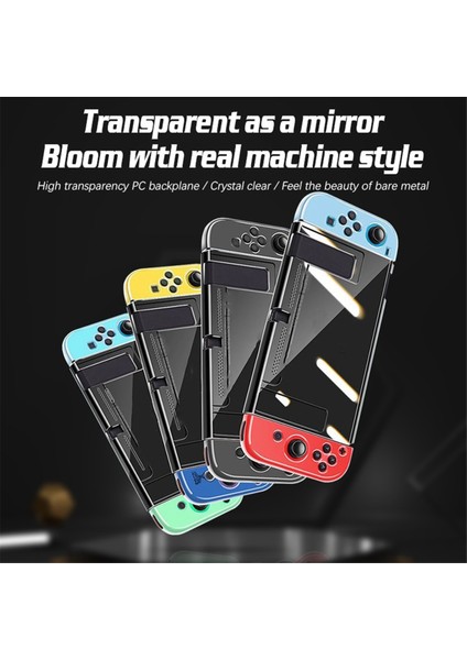 Nintendo Switch Oyun Konsolu Kılıfı Şeffaf Koruyucu Kılıf Oyun Konsolu Ultra Ince Bölünmüş Koruyucu Kapak (Yurt Dışından) modelleri