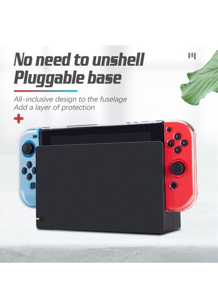 Nintendo Switch Oyun Konsolu Kılıfı Şeffaf Koruyucu Kılıf Oyun Konsolu Ultra Ince Bölünmüş Koruyucu Kapak (Yurt Dışından) fırsatları